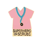 Superhero in Scrubs(pink)